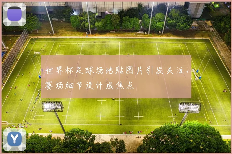 世界杯足球场地贴图片引发关注，赛场细节设计成焦点